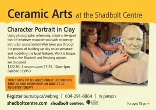 Workshop | Character Portrait in Clay | Louise Solecki Weir