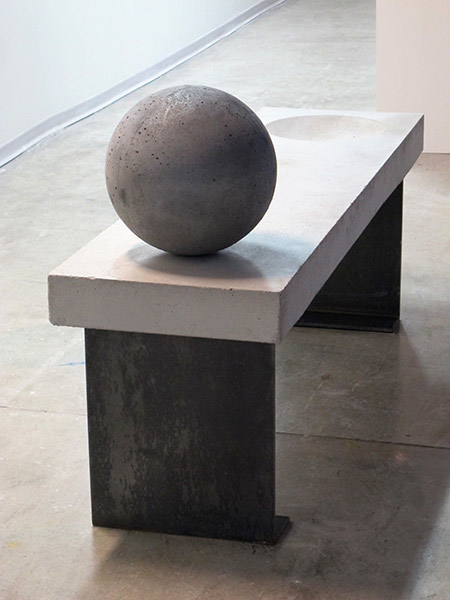 Concrete Bench by Linda Schmidt, Sculptor